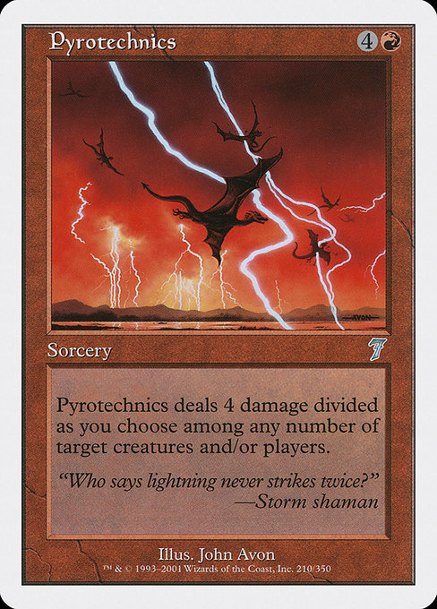 Pyrotechnics - Seventh Edition Uncommon Card