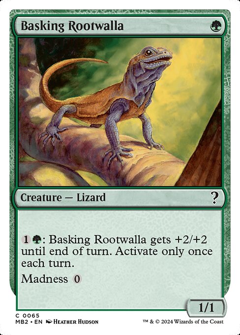 Basking Rootwalla - Mystery Booster 2 Common Card