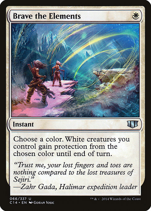 Brave the Elements - Commander 2014 Uncommon Card