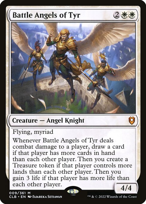 Battle Angels of Tyr - Commander Legends: Battle for Baldur's Gate Mythic Card