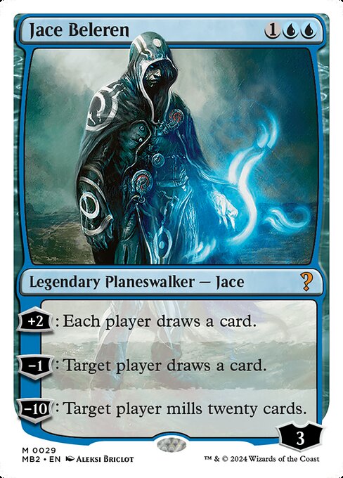 Jace Beleren - Mystery Booster 2 Mythic Card