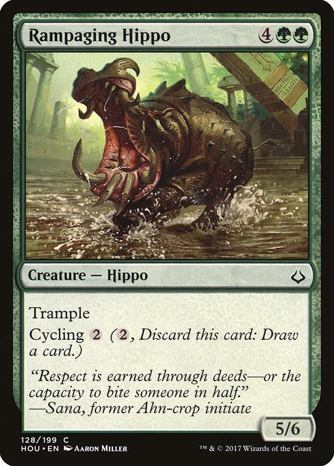 Rampaging Hippo - Hour of Devastation Common Card
