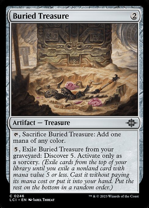 Buried Treasure - The Lost Caverns of Ixalan Common Card