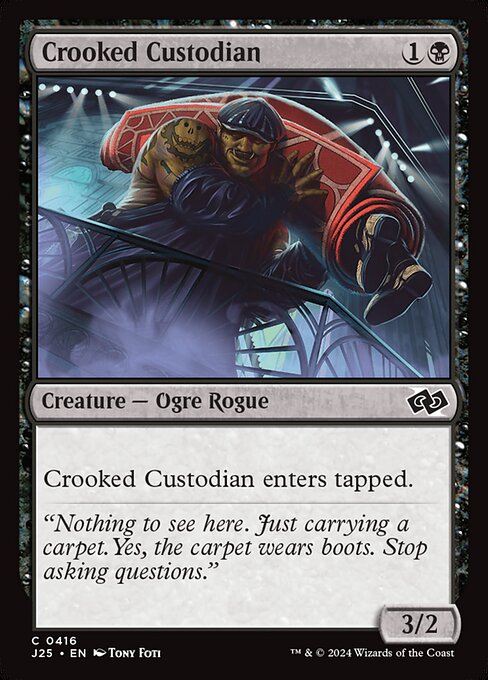 Crooked Custodian - Foundations Jumpstart Common Card