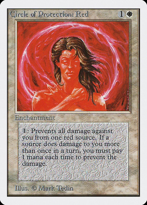 Circle of Protection: Red - Unlimited Edition Common Card