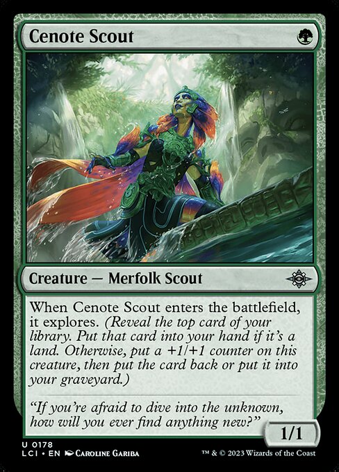 Cenote Scout - The Lost Caverns of Ixalan Uncommon Card