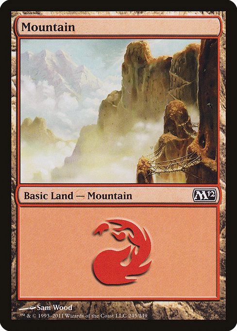 Mountain - Magic 2012 Common Card
