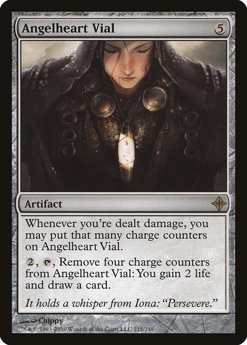 Angelheart Vial - Rise of the Eldrazi Rare Card