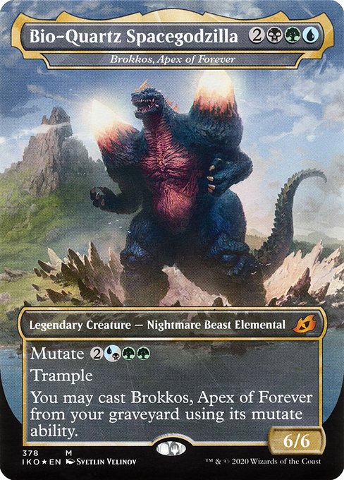 Brokkos, Apex of Forever - Ikoria: Lair of Behemoths Mythic Card