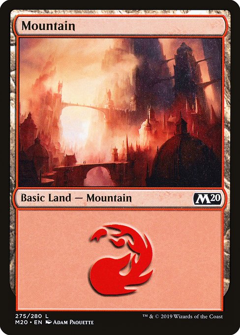 Mountain - Core Set 2020 Common Card