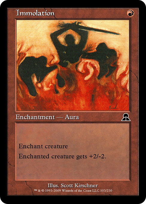 Immolation - Masters Edition III Common Card