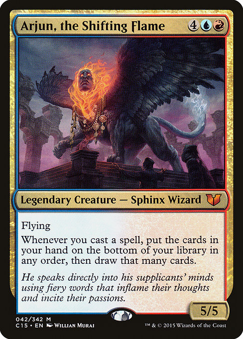 Arjun, the Shifting Flame - Commander 2015 Mythic Card