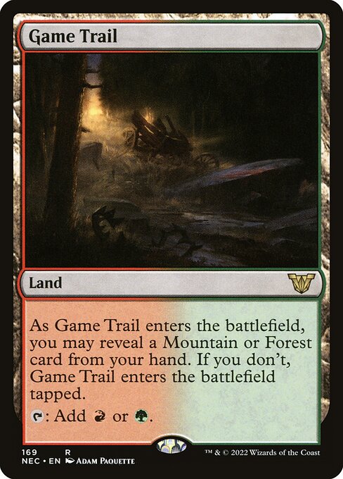 Game Trail - Neon Dynasty Commander Rare Card