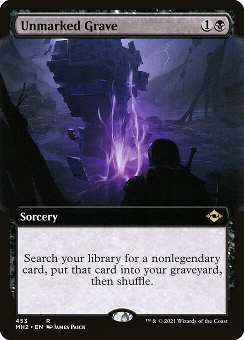 Unmarked Grave - Modern Horizons 2 Rare Card