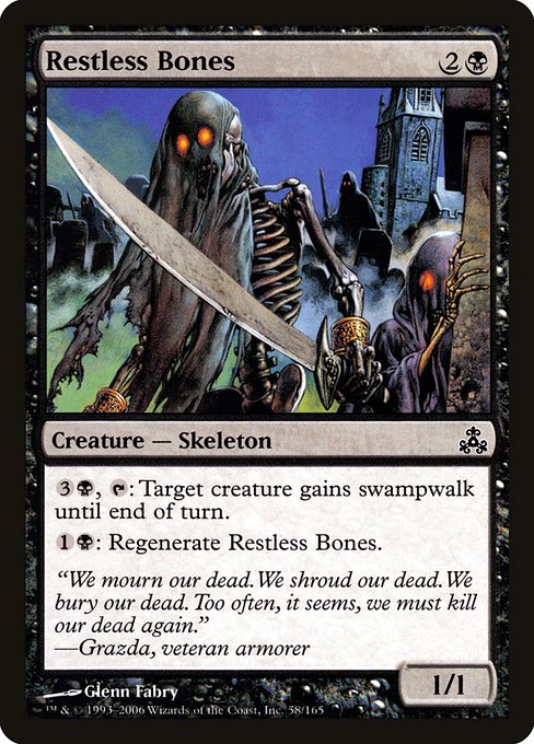 Restless Bones - Guildpact Common Card
