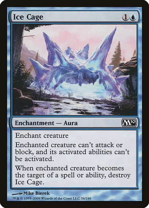 Ice Cage - Magic 2010 Common Card