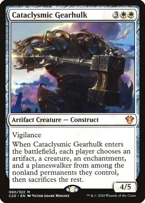 Cataclysmic Gearhulk - Commander 2020 Mythic Card
