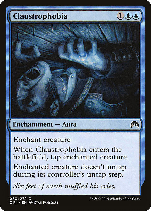 Claustrophobia - Magic Origins Common Card