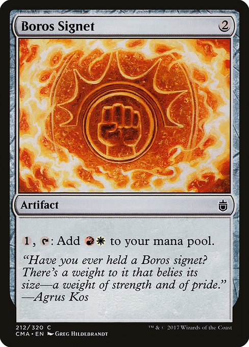 Boros Signet - Commander Anthology Common Card