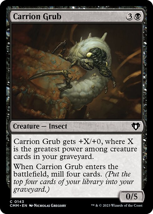 Carrion Grub - Commander Masters Common Card
