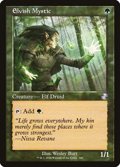 Elvish Mystic - Time Spiral Remastered Special Card