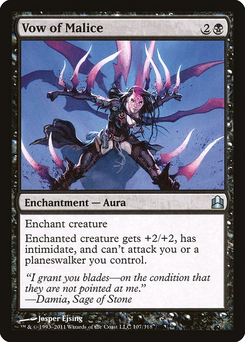 Vow of Malice - Commander 2011 Uncommon Card