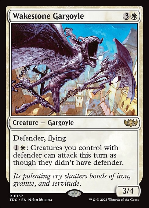 Wakestone Gargoyle - Tarkir: Dragonstorm Commander Rare Card