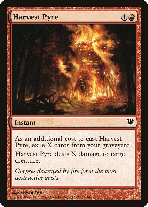Harvest Pyre - Innistrad Common Card