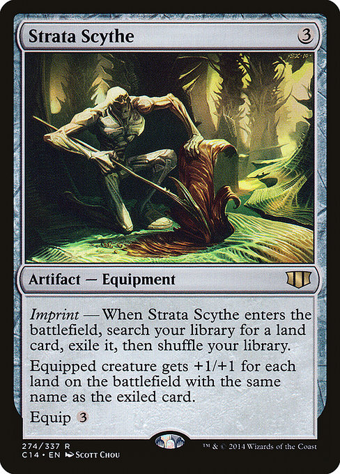 Strata Scythe - Commander 2014 Rare Card