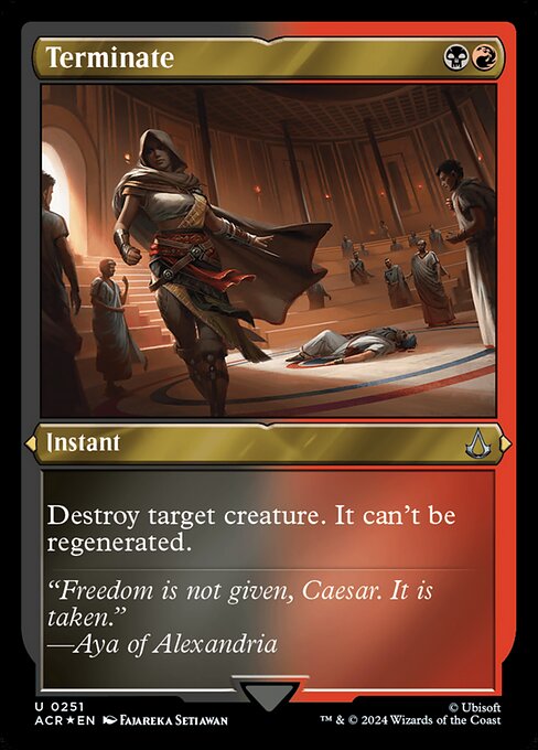 Terminate - Assassin's Creed Uncommon Card