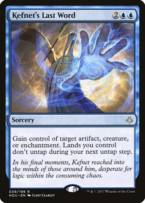 Kefnet's Last Word - Hour of Devastation Rare Card