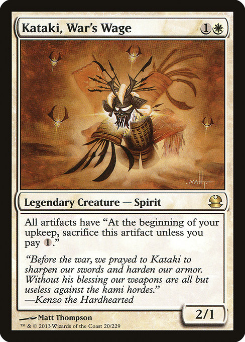 Kataki, War's Wage - Modern Masters Rare Card