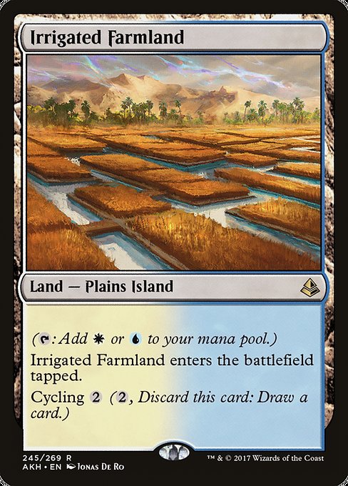 Irrigated Farmland - Amonkhet Rare Card