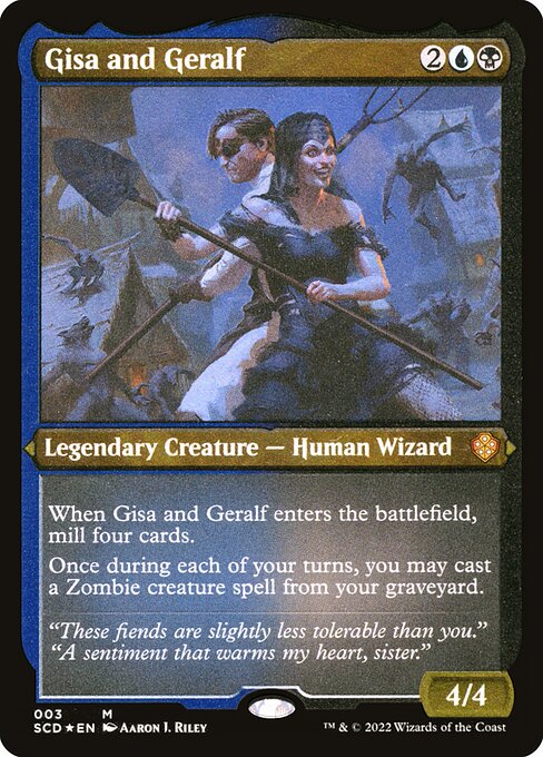 Gisa and Geralf - Starter Commander Decks Mythic Card