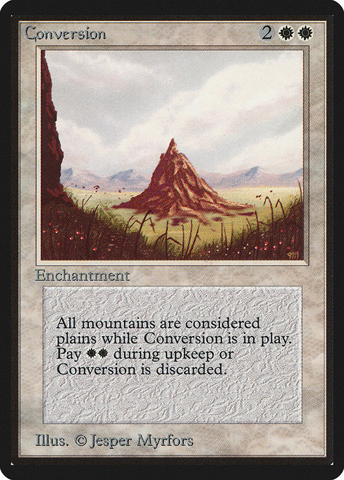Conversion - Limited Edition Beta Uncommon Card