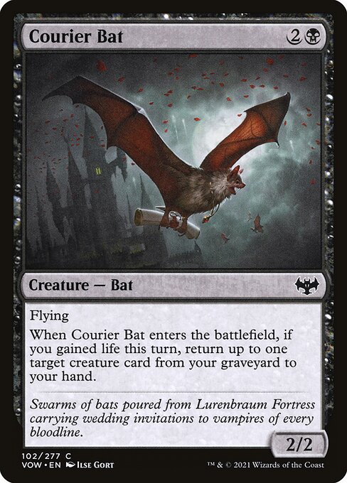 Courier Bat - Innistrad: Crimson Vow Common Card