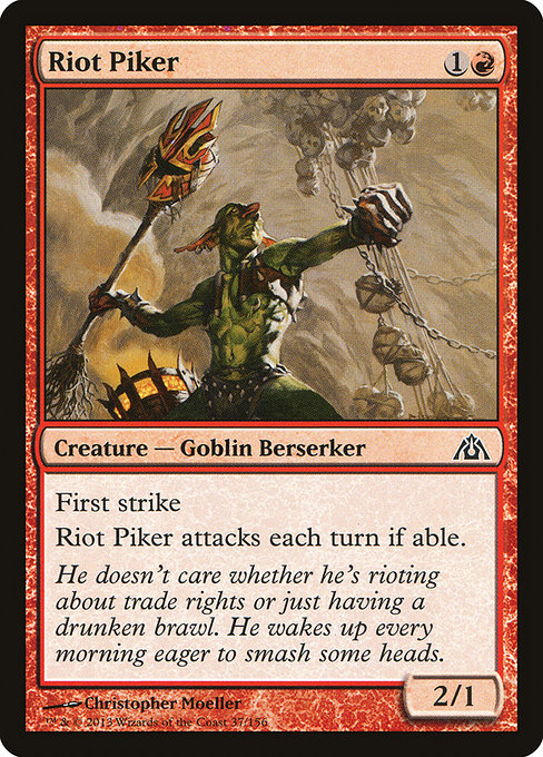 Riot Piker - Dragon's Maze Common Card