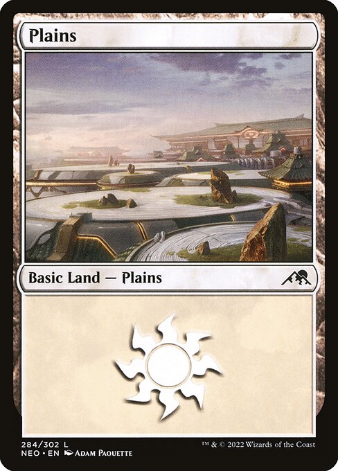 Plains - Kamigawa: Neon Dynasty Common Card