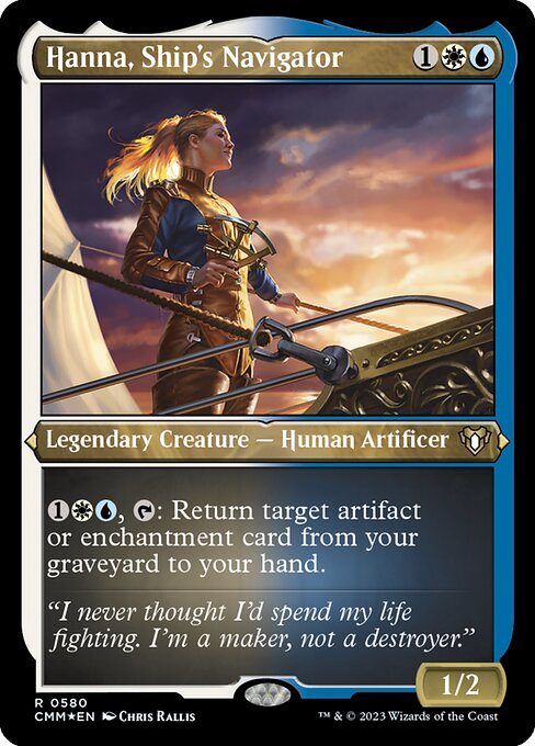 Hanna, Ship's Navigator - Commander Masters Rare Card