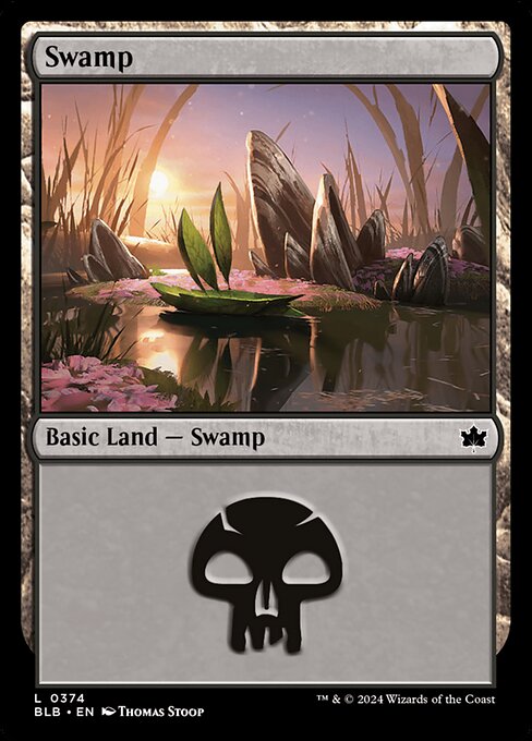 Swamp - Bloomburrow Common Card