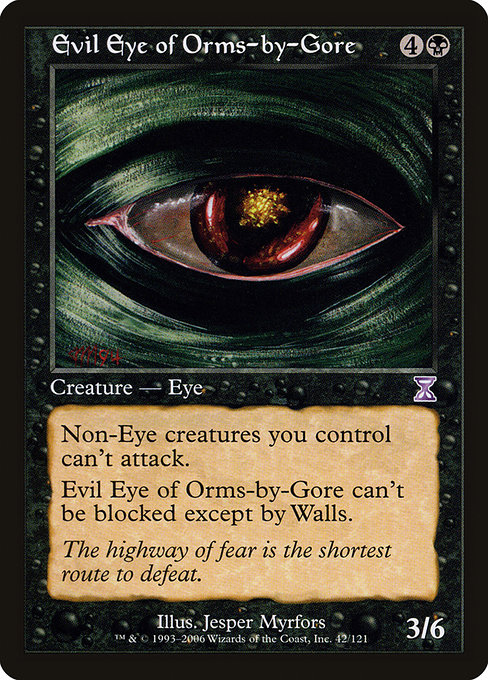 Evil Eye of Orms-by-Gore - Time Spiral Timeshifted Special Card