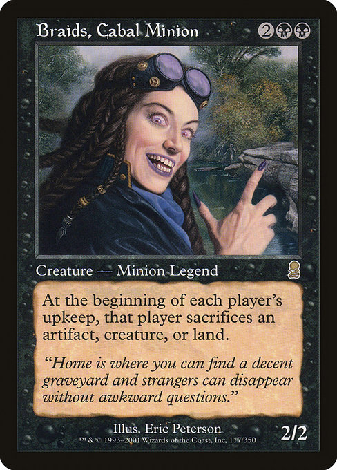 Braids, Cabal Minion - Odyssey Rare Card