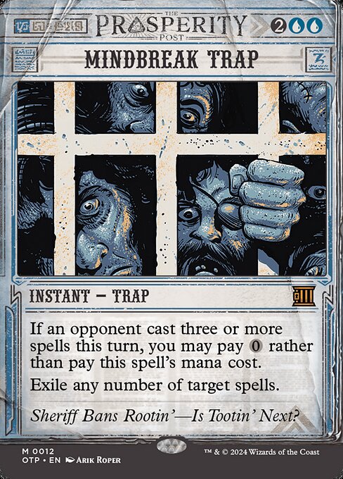 Mindbreak Trap - Breaking News Mythic Card