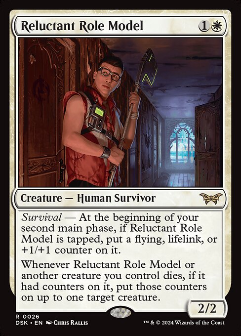 Reluctant Role Model - Duskmourn: House of Horror Rare Card