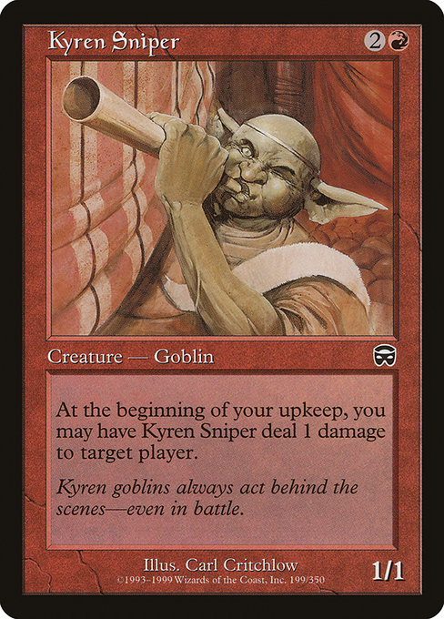 Kyren Sniper - Mercadian Masques Common Card