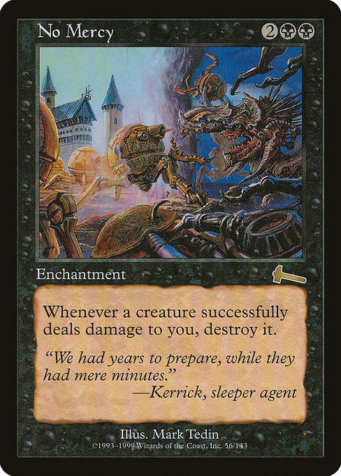 No Mercy - Urza's Legacy Rare Card