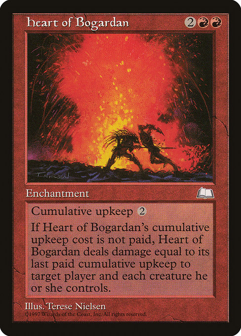 Heart of Bogardan - Weatherlight Rare Card