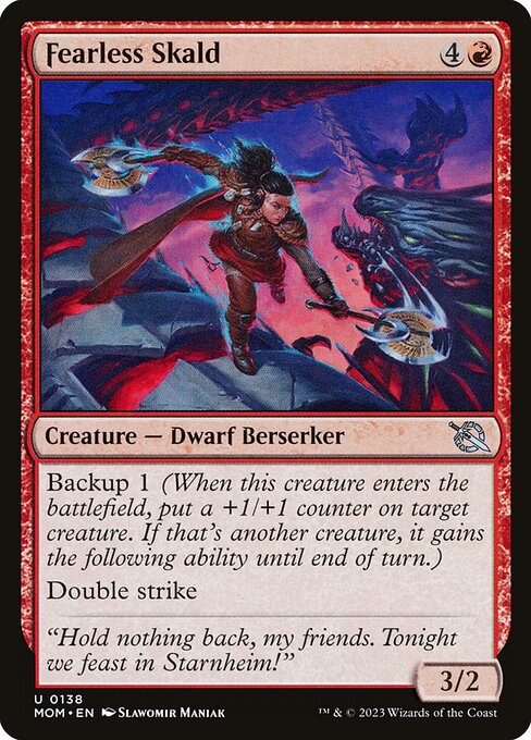 Fearless Skald - March of the Machine Uncommon Card