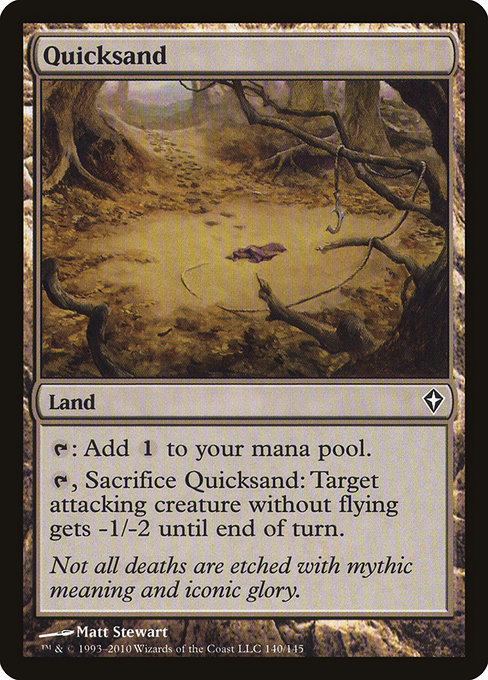Quicksand - Worldwake Common Card