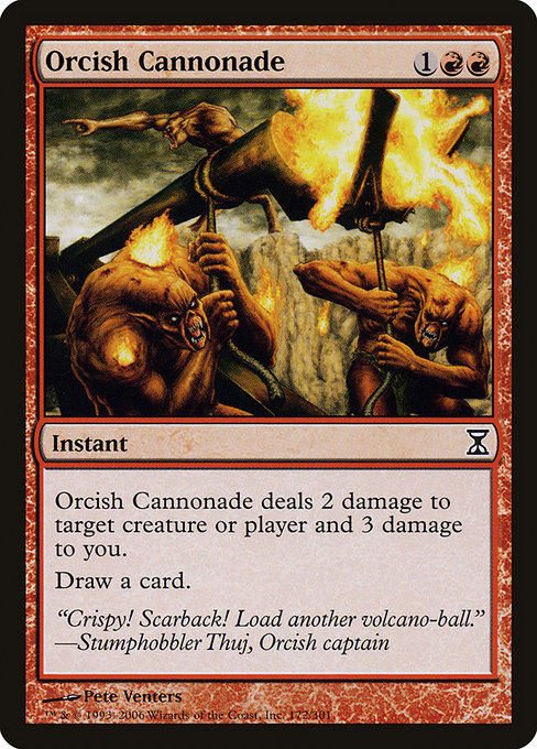 Orcish Cannonade - Time Spiral Common Card